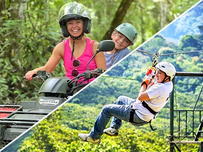 ATV Zipline Combo tours jaco costa rica bachelor party ATV Zipline Combo tours jaco costa rica bachelor party