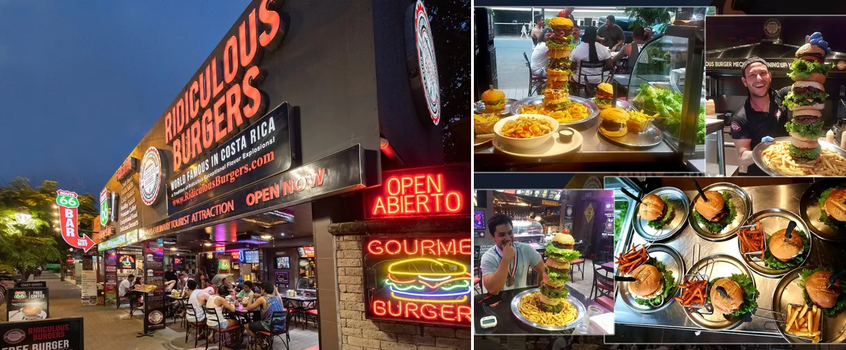 Ridiculous Burgers Jaco Costa Rica nightlife